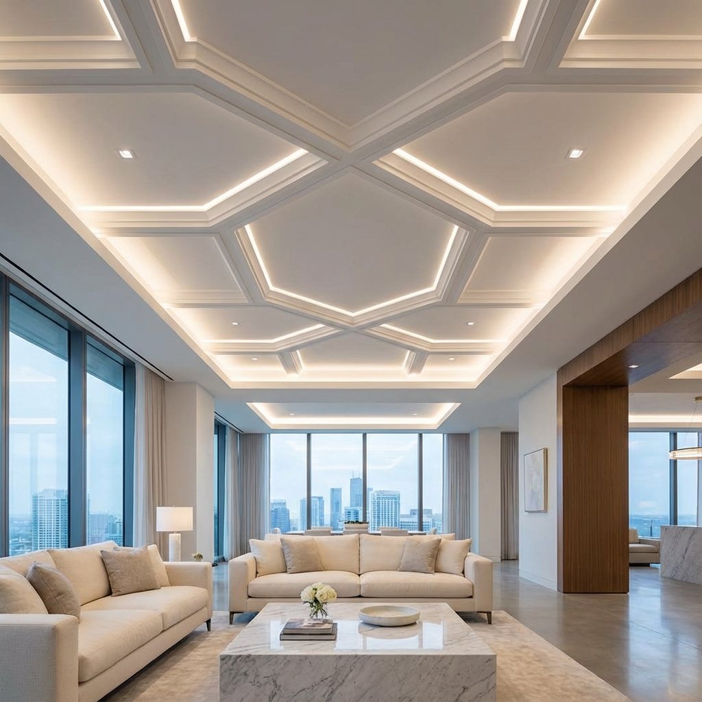 Custom architectural ceiling design